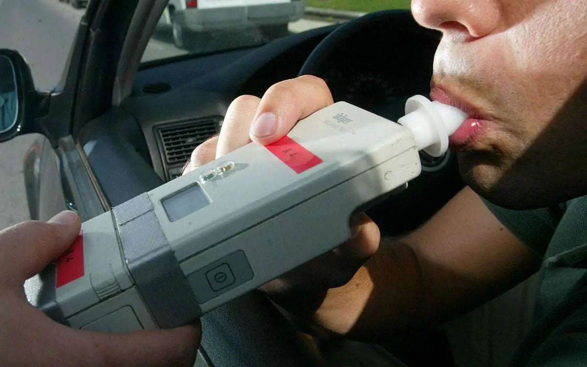 Control de alcoholemia en carretera